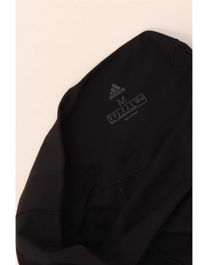 Leggings crop pentru femei Adidas UK 12/14 Medium Black