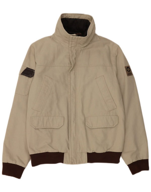 Murphy & Nye pentru bărbați Sailmakers Bomber Jacket UK 42 XL, bumbac color bloc, gri