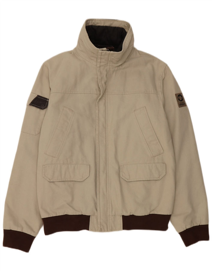 Murphy & Nye pentru bărbați Sailmakers Bomber Jacket UK 42 XL, bumbac color bloc, gri