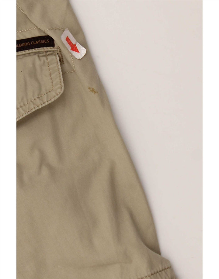 Pantaloni scurți cargo Marlboro Classics pentru bărbați W34, bumbac mare kaki