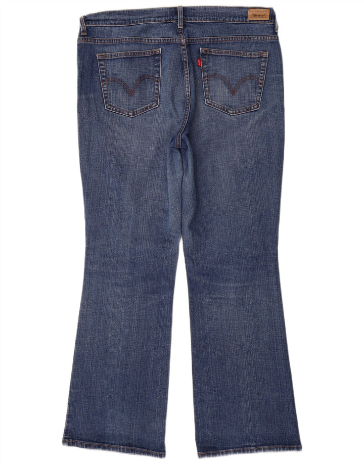 Jeans Levi's 515 Bootcut pentru femei US 16 2XL W36 L31 albastru bumbac