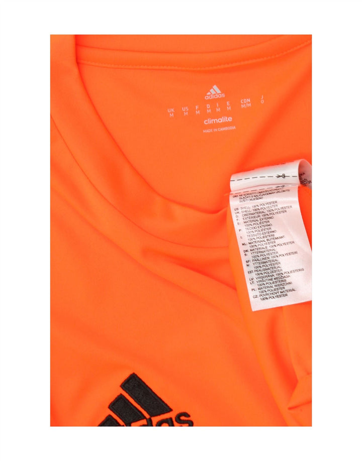 Tricou Adidas Climalite pentru bărbați Top Medium Portocaliu Poliester