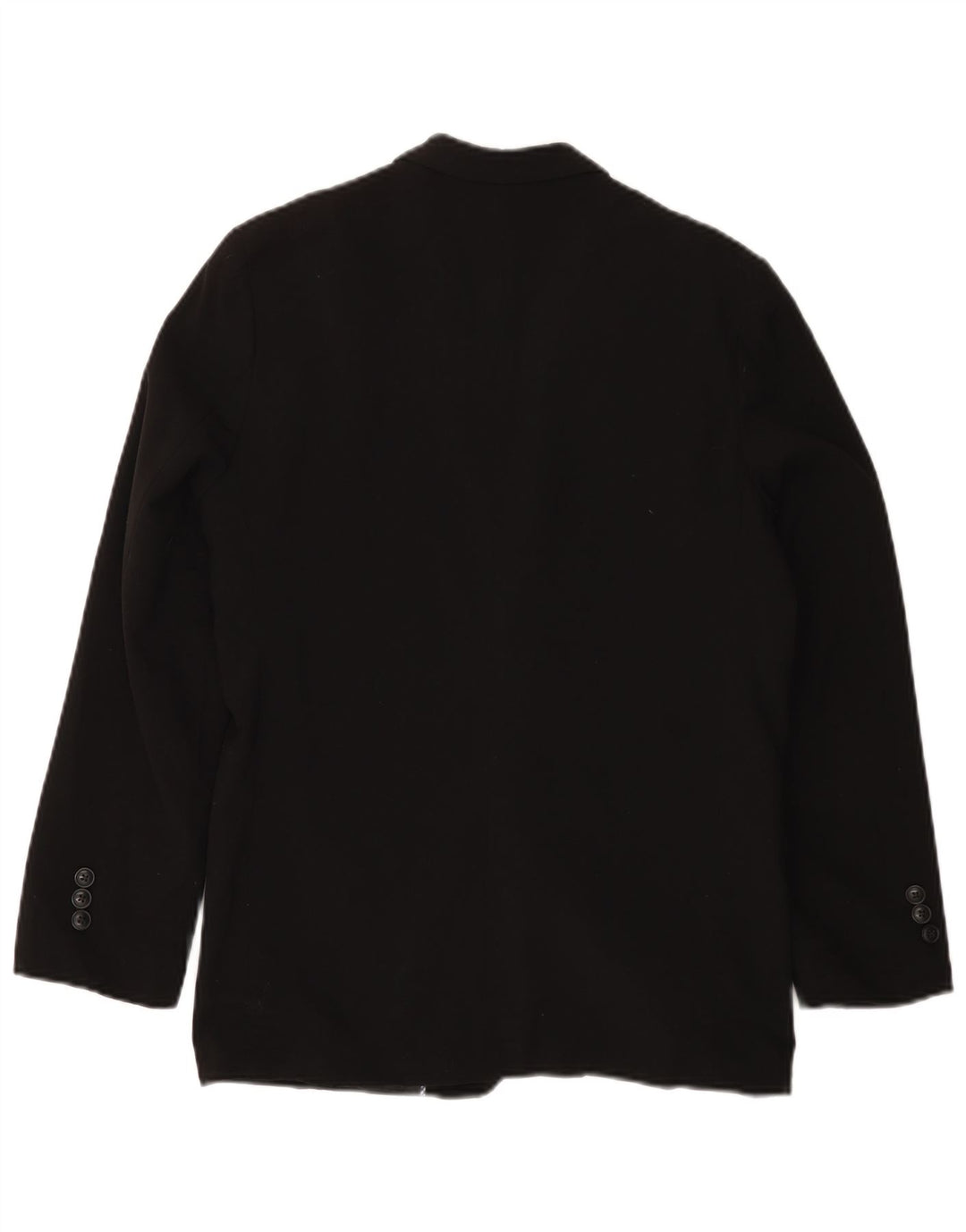 Jachetă pentru băieți VINTAGE cu 2 nasturi, 15-16 ani, poliester negru