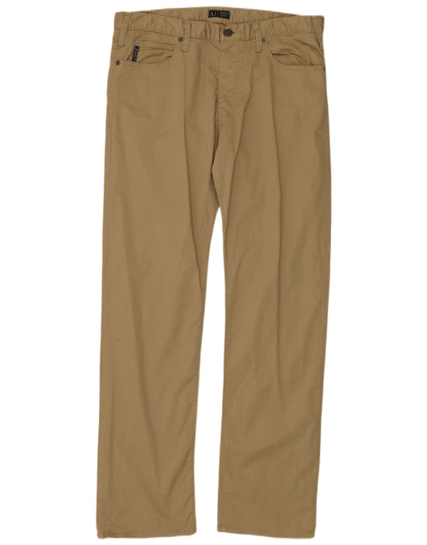 Pantaloni casual drepti pentru bărbați Armani L36 L33 Bumbac kaki