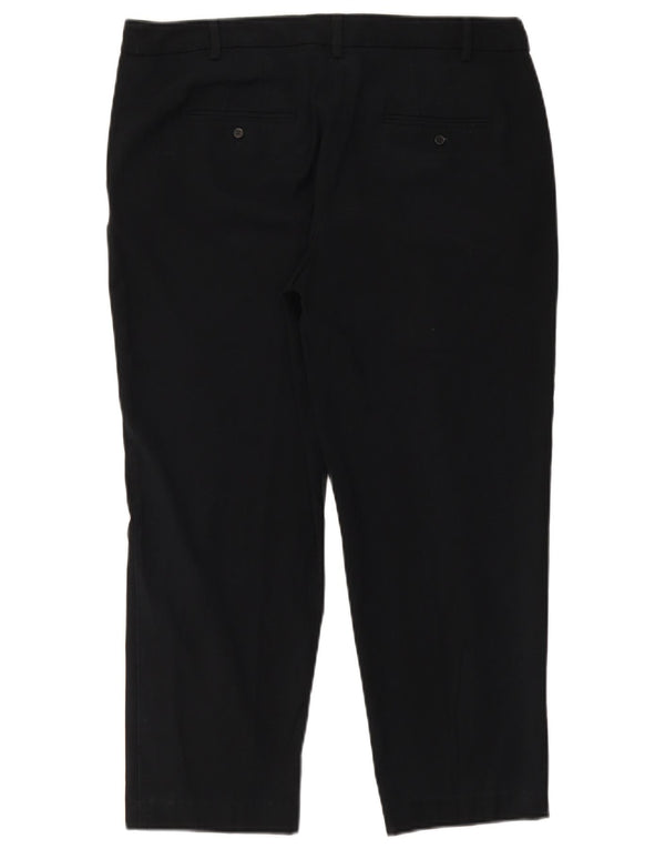 Pantaloni chino drepti pentru femei Marks & Spencer UK 14 Large W36 L26 Negru