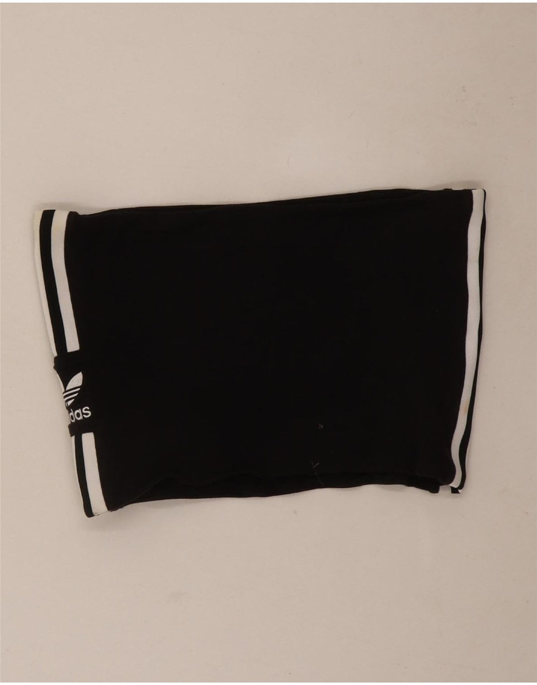 Top Crop fără bretele Adidas pentru femei UK 12 Medium Black Bumbac