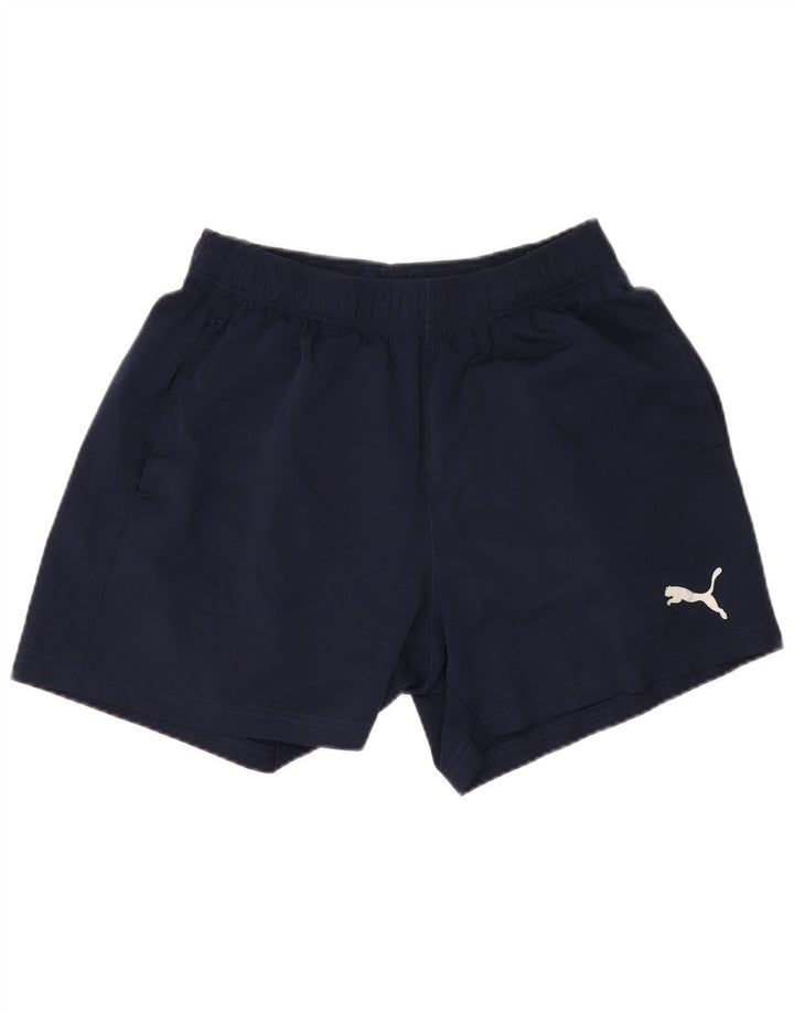 Pantaloni scurți sport Puma pentru bărbați, mari, albastru, poliester