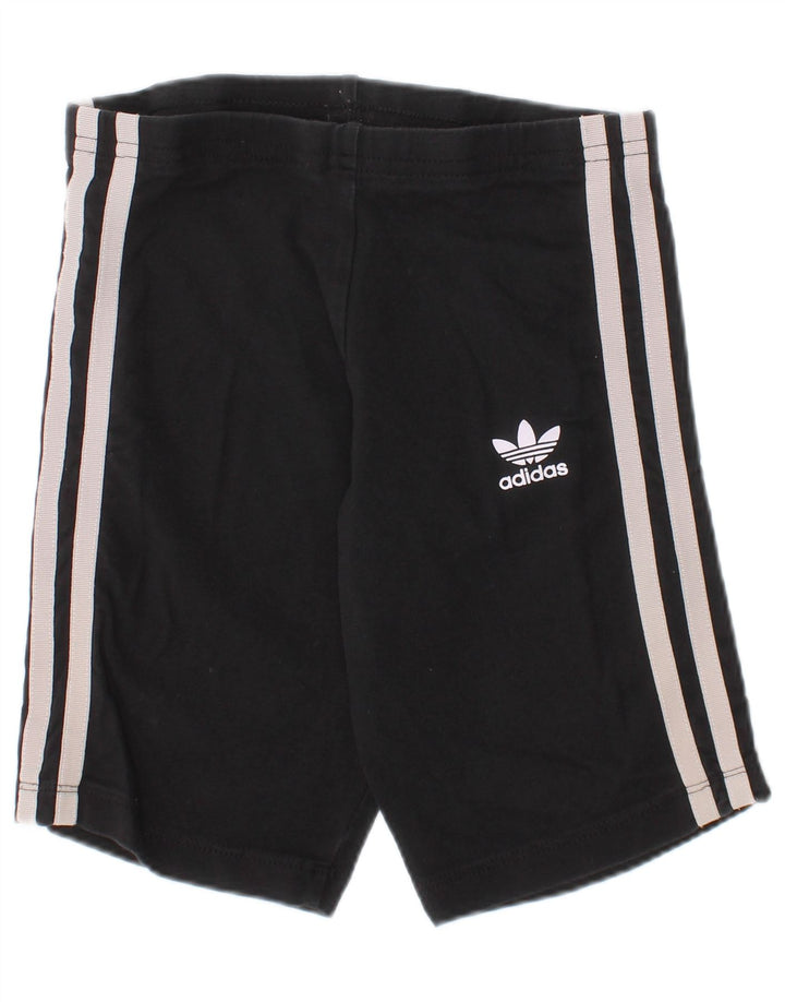 Pantaloni scurți Adidas Fete 7-8 Ani Negru Bumbac Sport