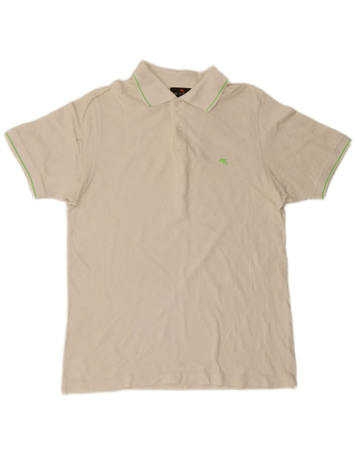 Tricou polo pentru bărbați Etro, mare, alb