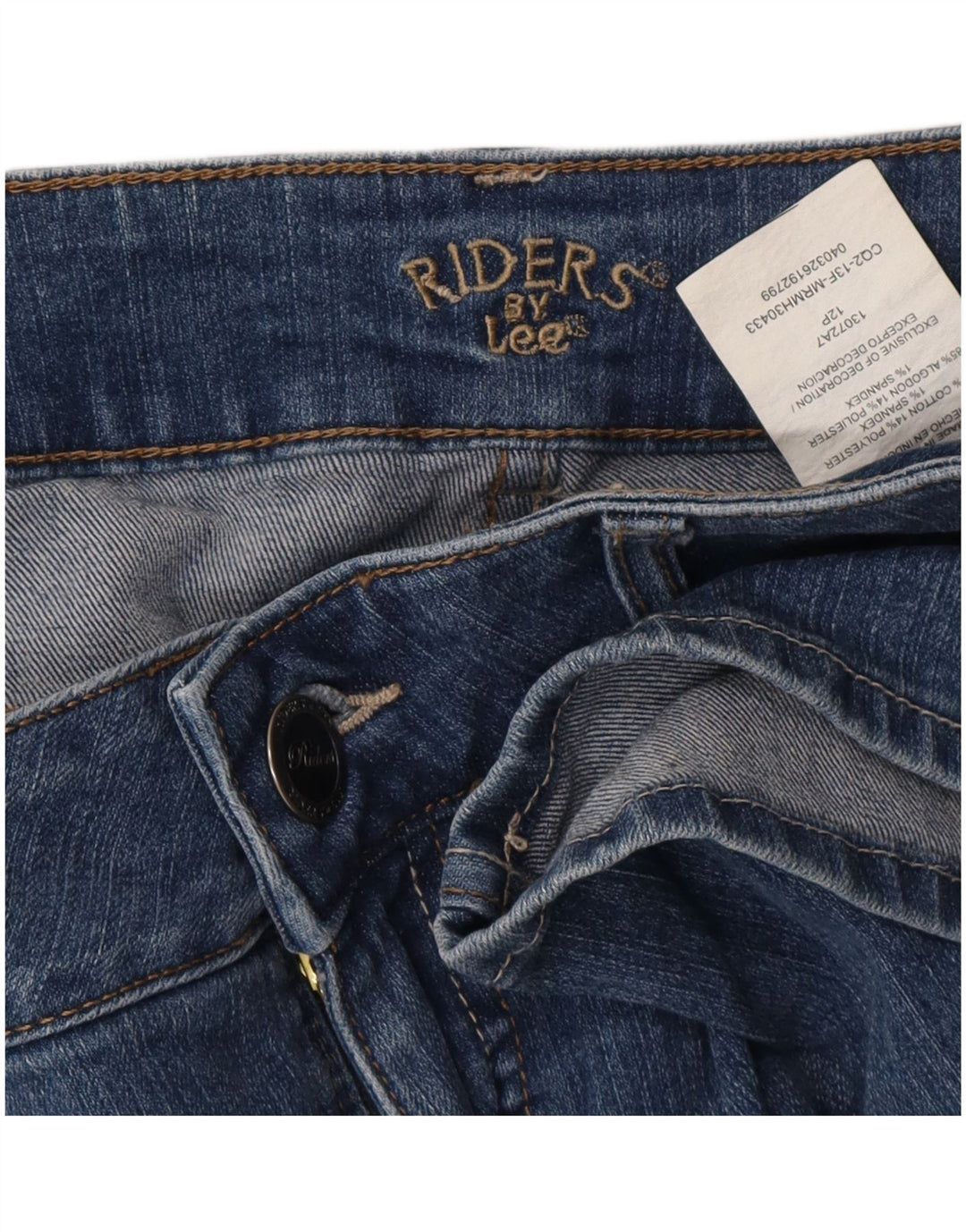 Blugi Lee pentru femei Riders Bootcut US 12 Large W34 L28 Blue Bumbac