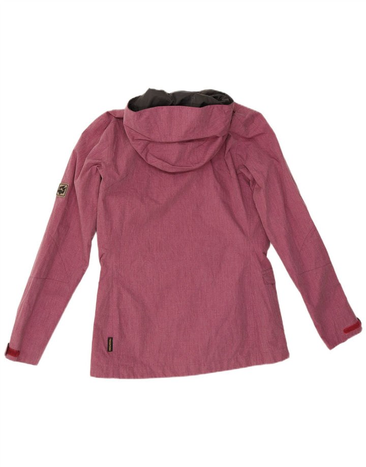 Jack Wolfskin jachetă de vânt pentru femei cu glugă, UK 10, poliester roz mic