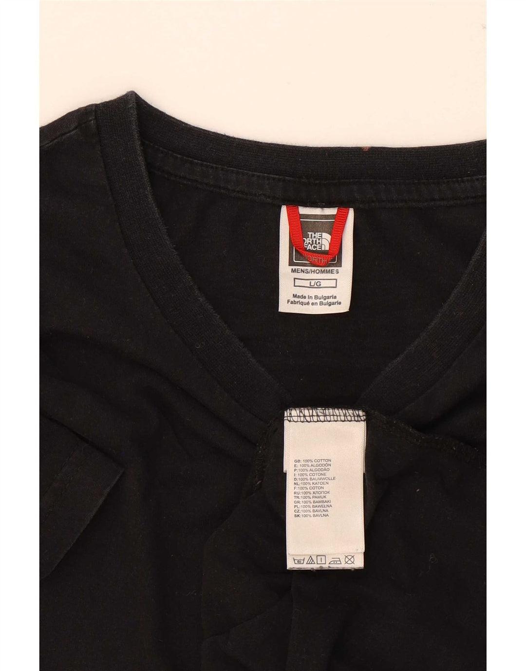 Tricou pentru bărbați The North Face Top mare din bumbac negru