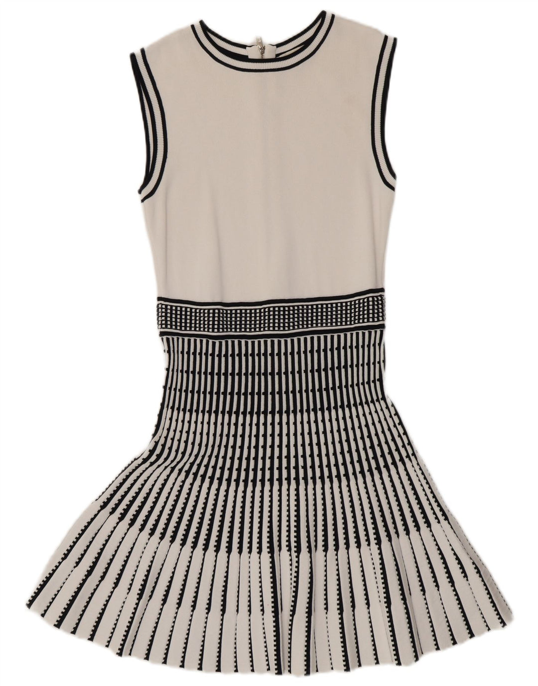 Rochie sirenă fără mâneci pentru femei Ted Baker, mărimea 2, cu dungi albe mici