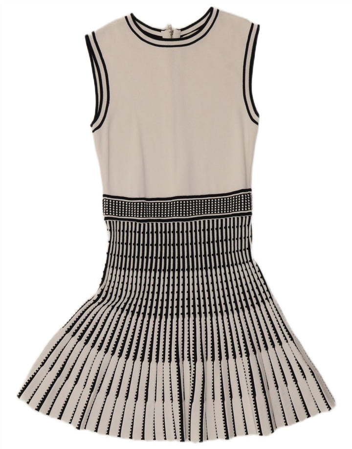 Rochie sirenă fără mâneci pentru femei Ted Baker, mărimea 2, cu dungi albe mici