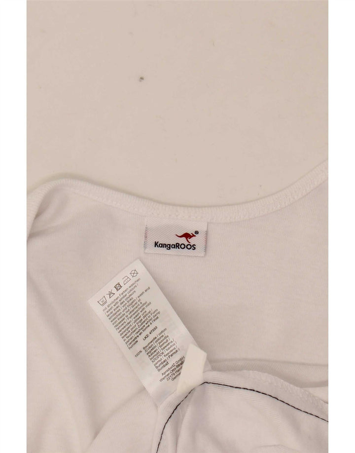Vestă pentru femei Kangaroos UK 14/16, mare, alb, bumbac