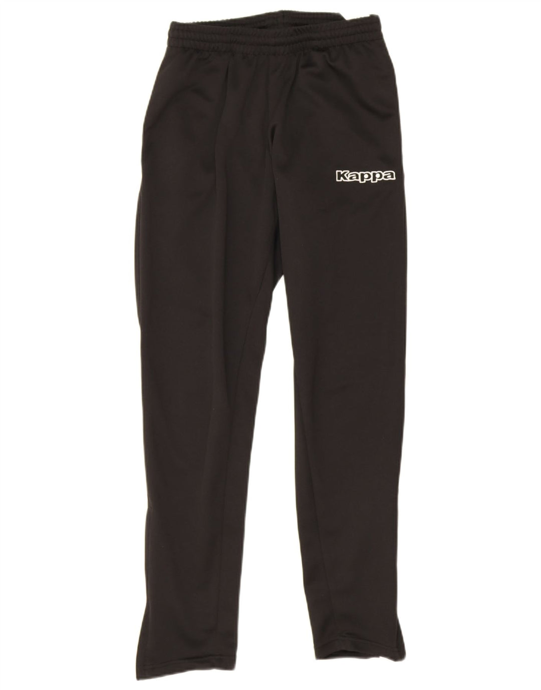 Pantaloni de trening cu grafică pentru bărbați Kappa, poliester negru mic