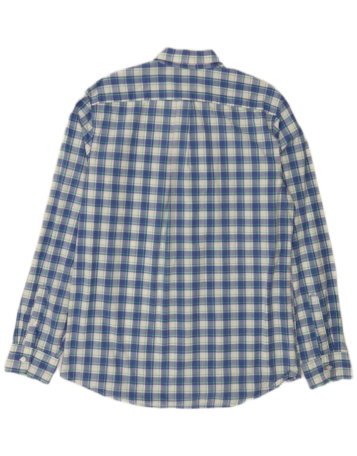 Cămașă pentru bărbați Gap Slim Fit, mare, albastru, din bumbac