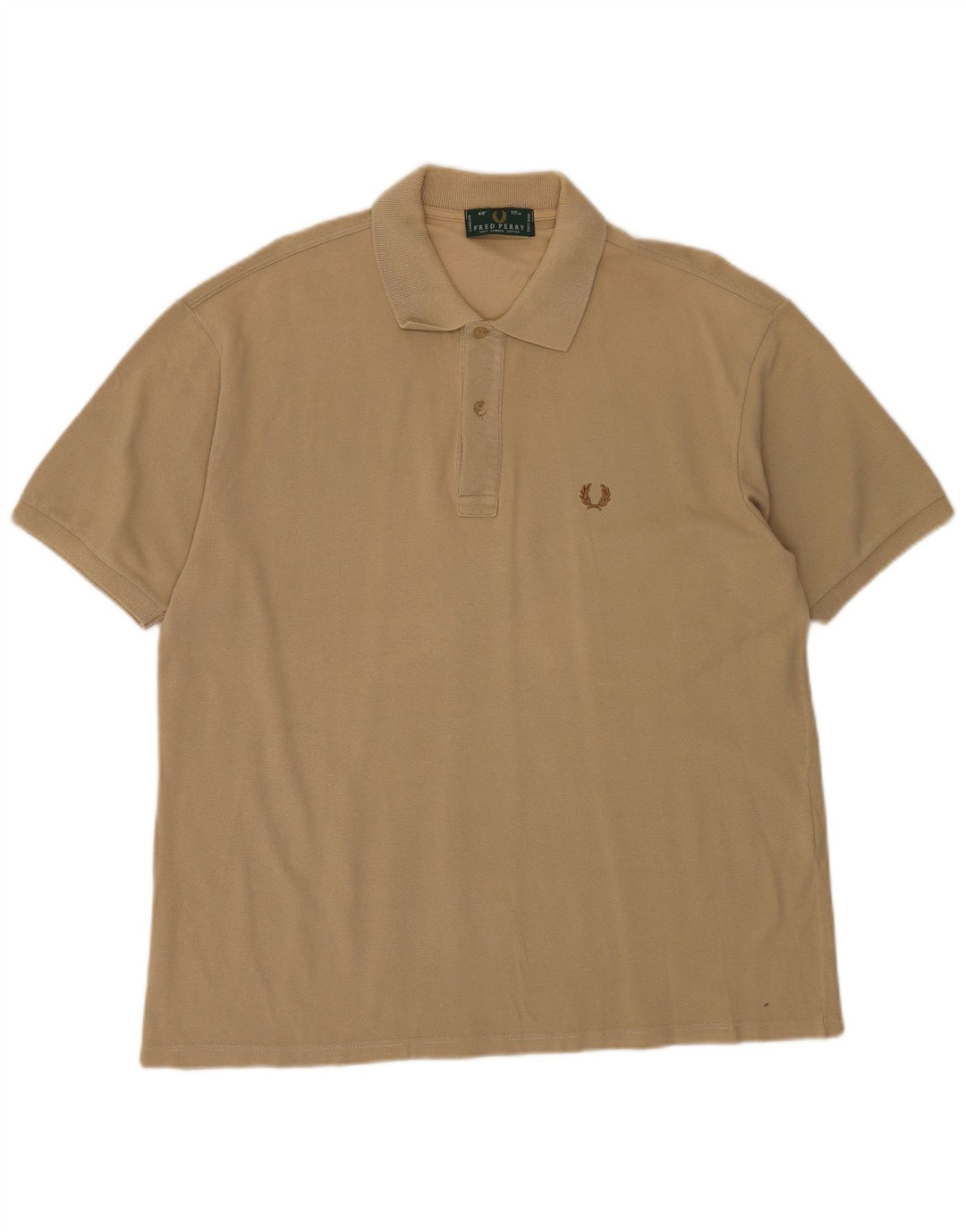Fred Perry Polo pentru bărbați, mare, bej, bumbac
