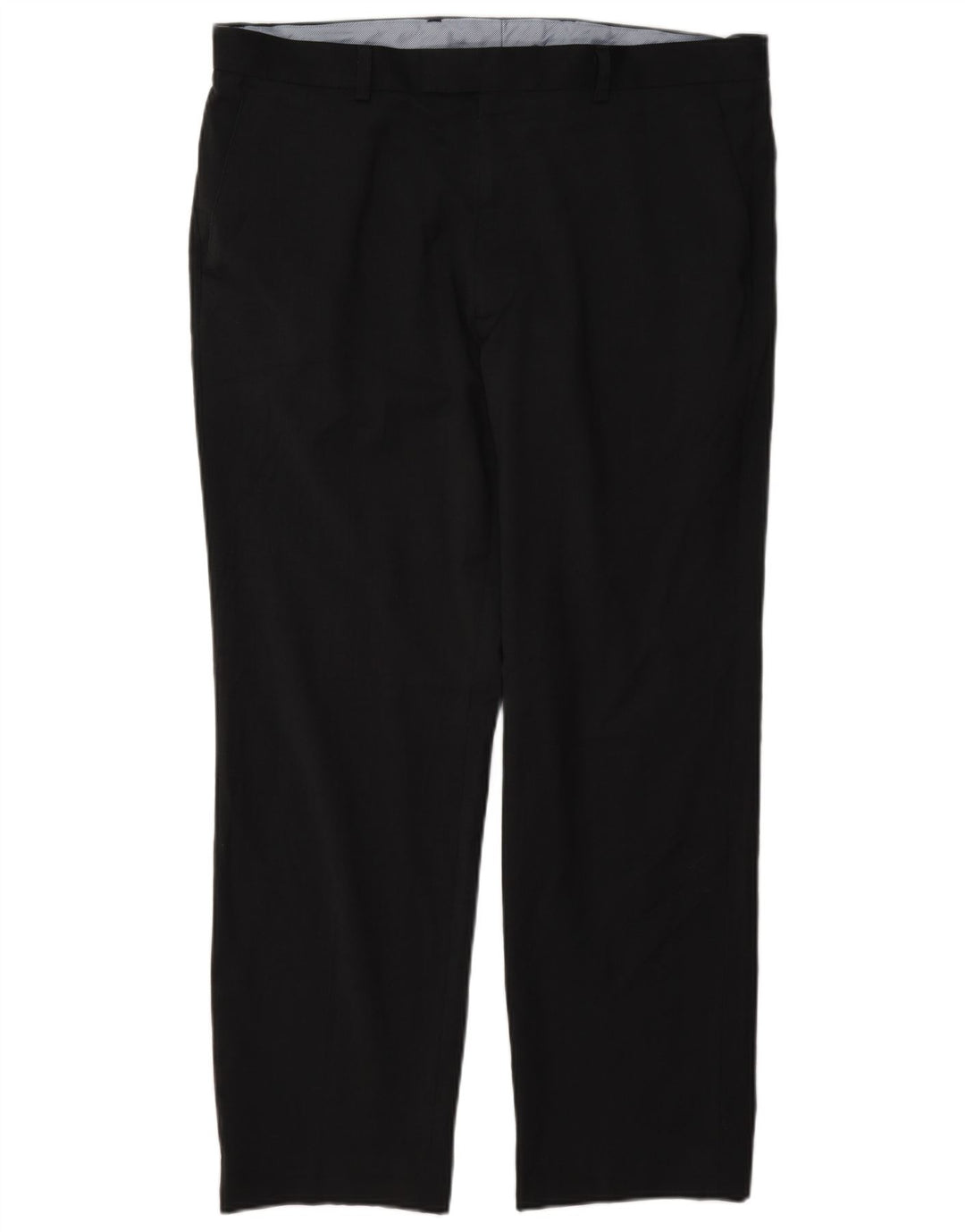 Pantaloni de costum pentru bărbați Marks & Spencer, cu tăiere obișnuită, L36 L29 Lână bleumarin