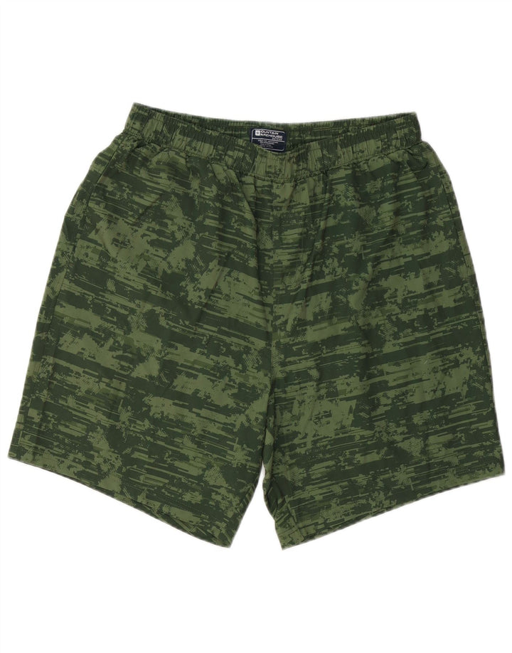Pantaloni scurți sport pentru bărbați Mountain Warehouse Poliester camuflaj verde mediu
