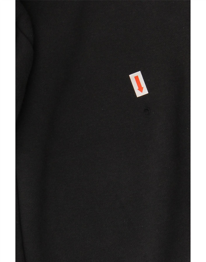 Pantaloni de trening Adidas pentru bărbați, bumbac negru mic