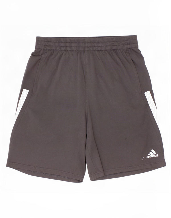 Pantaloni scurți sport Aeroready Adidas băieți 13-14 ani XL poliester negru