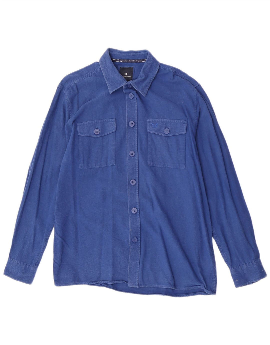 Crew Clothing Cămașă pentru bărbați, mare, albastru, bumbac