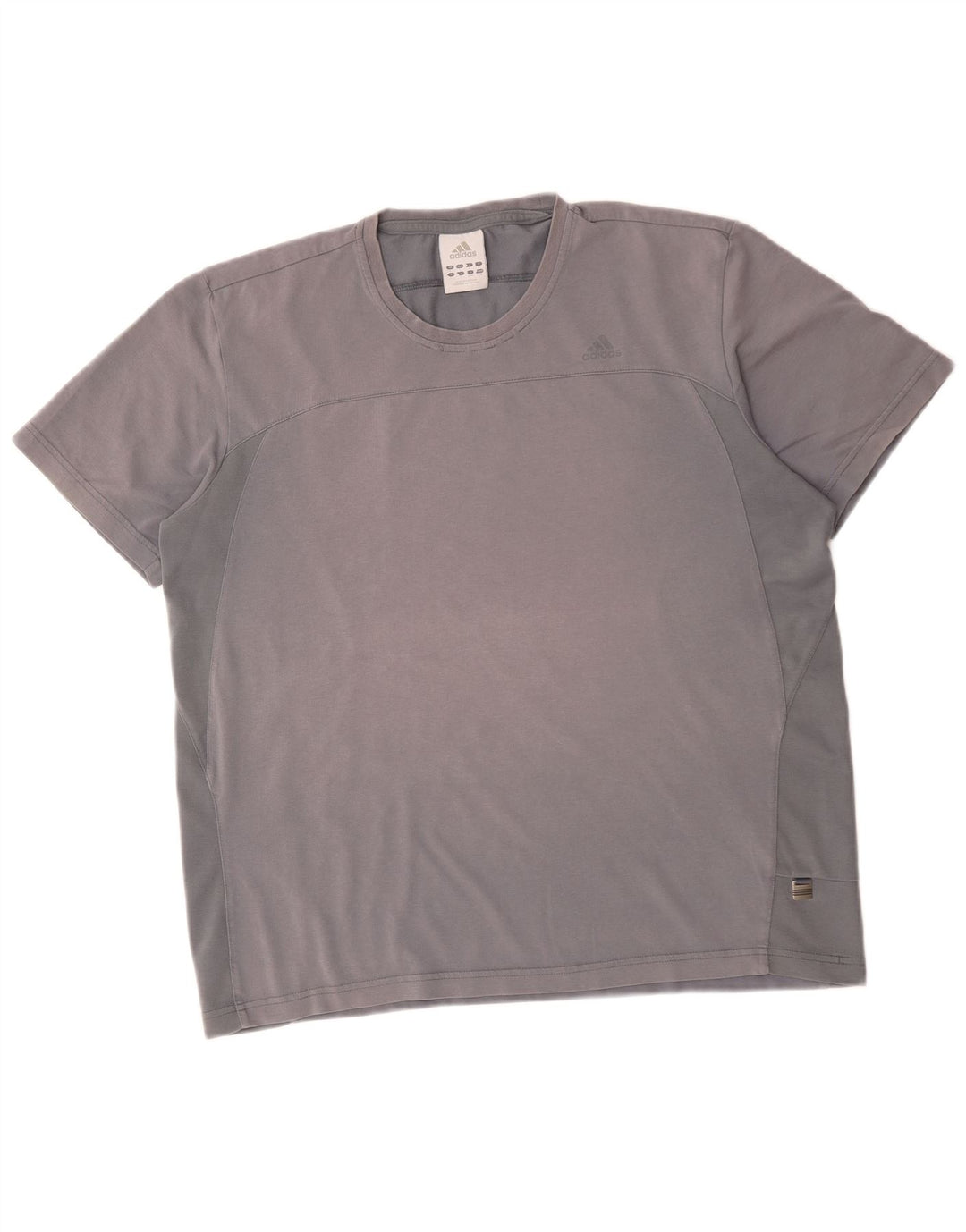 Tricou pentru bărbați Adidas Top mare bumbac gri