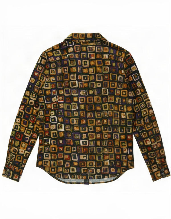 Cămașă Piu & Femei UK 12 Medium Multicolor Geometric