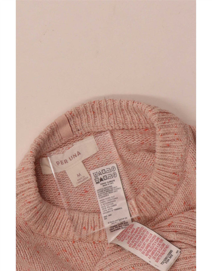 Marks & Spencer Pulover pentru femei Per Una cu gât de barcă UK 14 Roz mediu