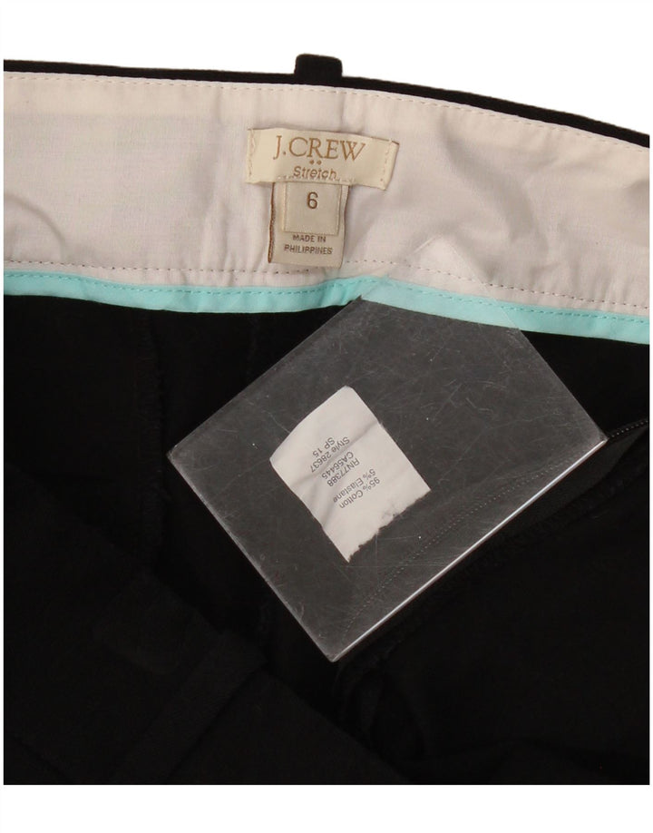 Pantaloni tăiați pentru femei J. Crew US 6 Medium W32 L25 Bumbac negru