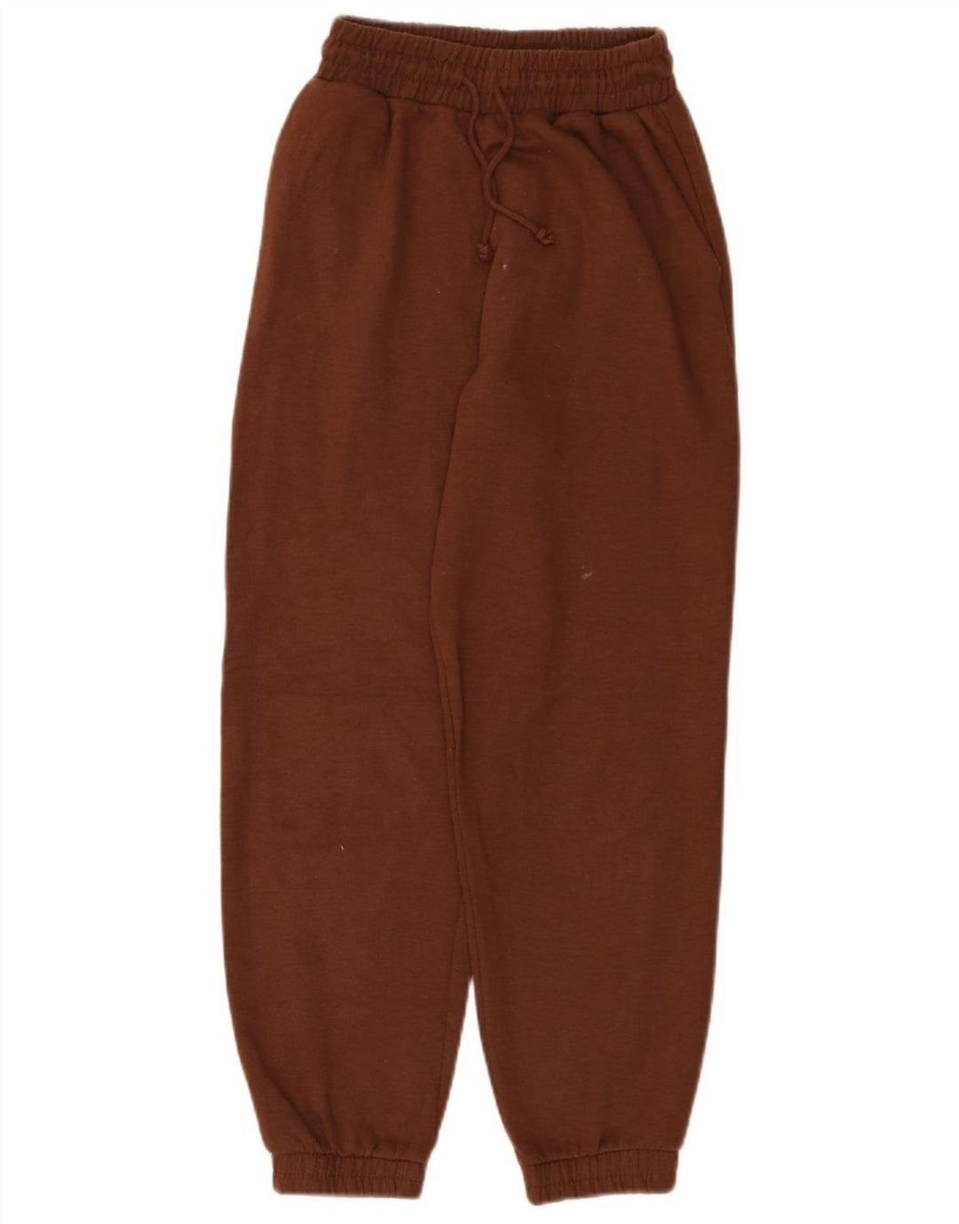 Pantaloni de trening Zara Femei Joggeri UK 8 Mici Maro Poliester