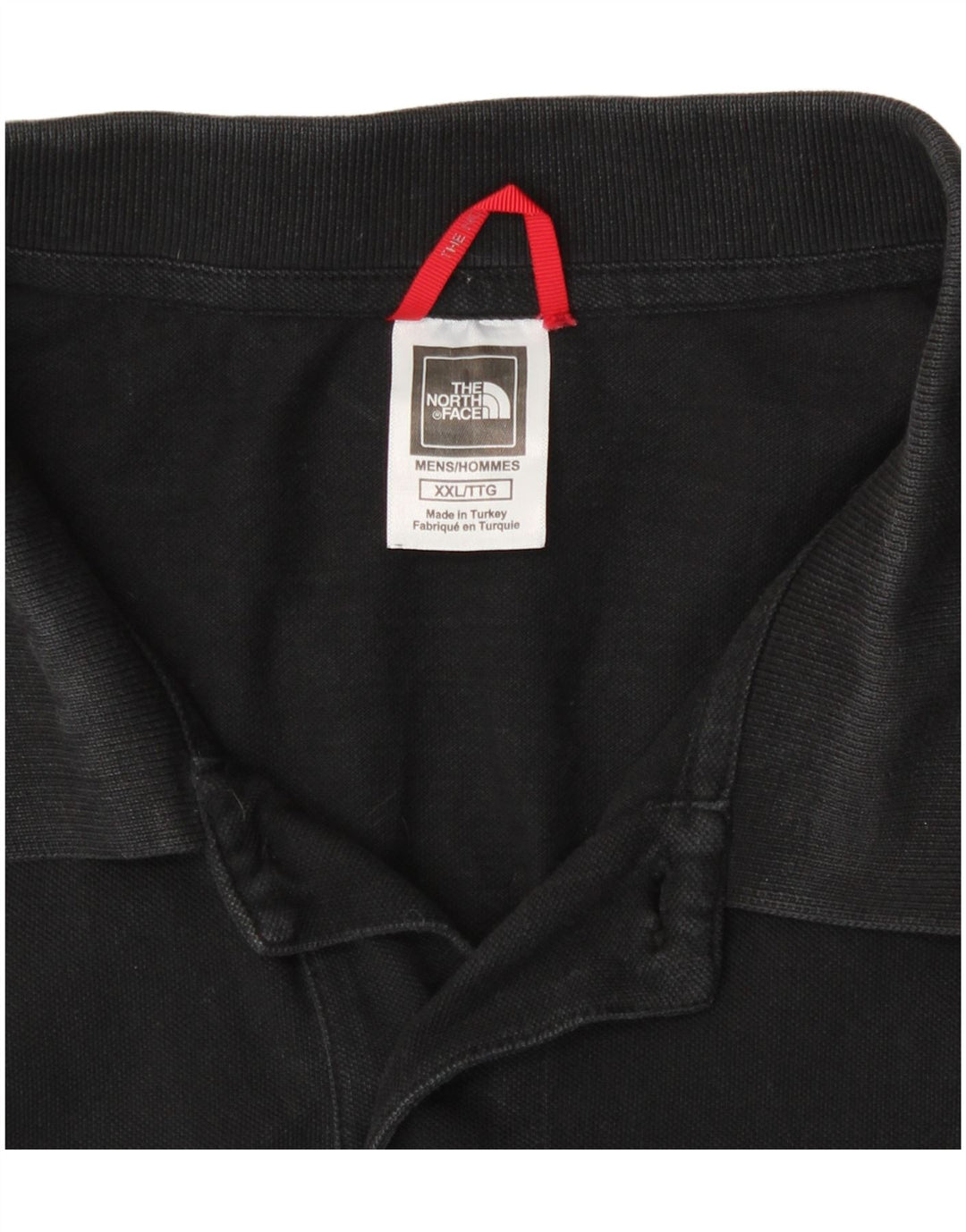 Tricou polo pentru bărbați The North Face 2XL, bumbac negru