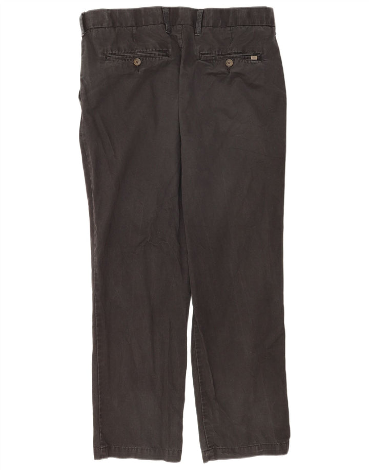 Pantaloni chino obișnuiți pentru bărbați Marks & Spencer L34 L29 bumbac negru