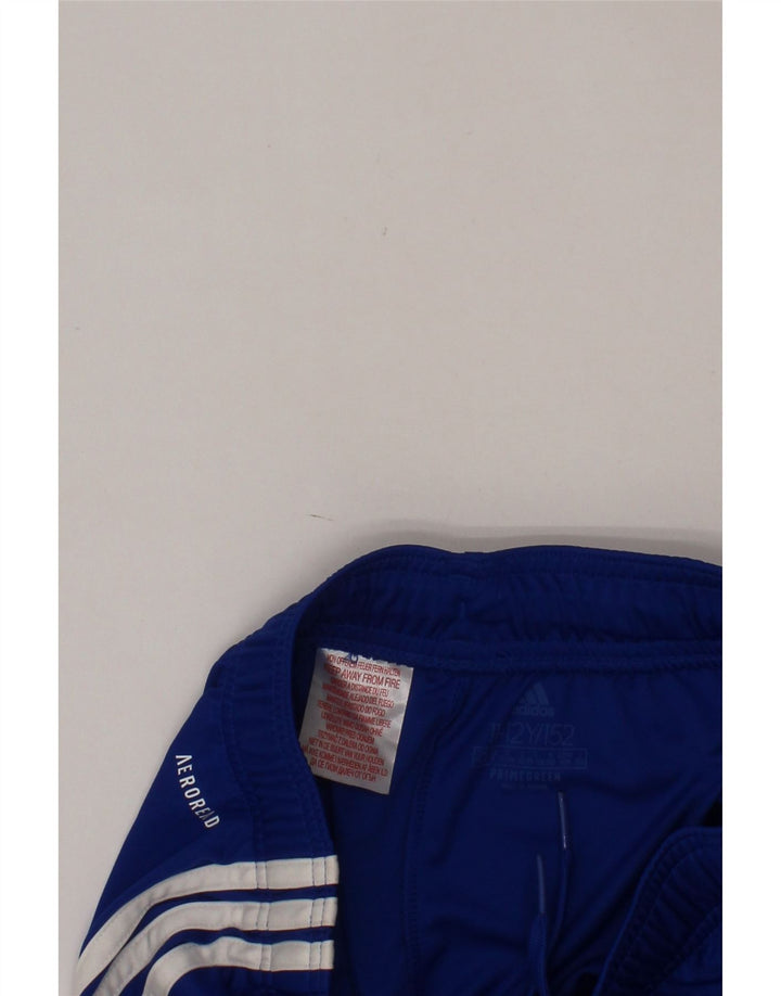 Pantaloni scurți sport Aeroready ADIDAS 11-12 ani poliester albastru