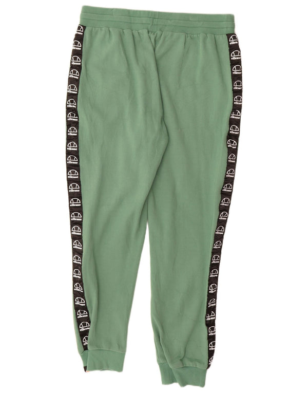 ELLESSE Pantaloni de trening pentru femei Pantaloni de jogging UK 18 XL Verde Colorblock