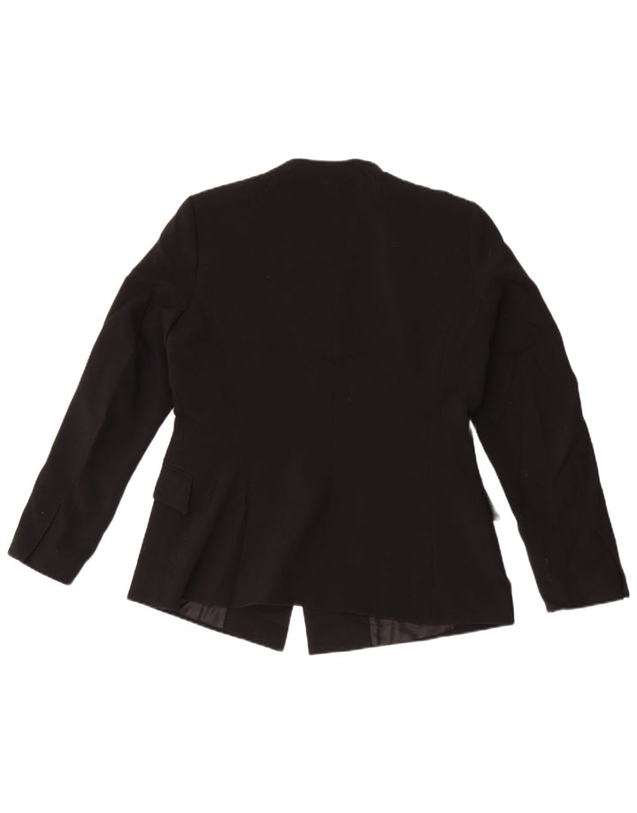 Blazer pentru femei Zara UK 16, mare, negru, poliester
