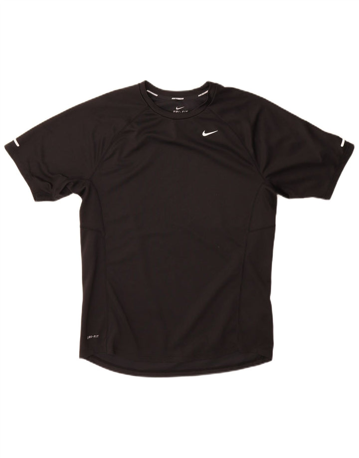 Tricou Nike Dri Fit pentru bărbați Top Mediu Negru Poliester