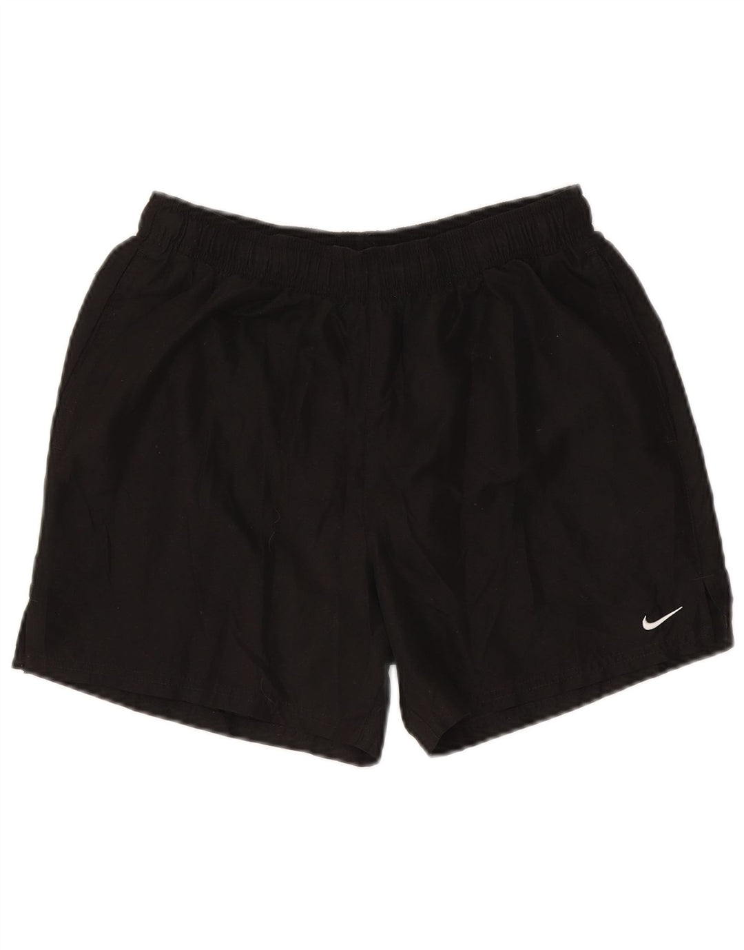 Pantaloni scurți sport Nike pentru bărbați, poliester mediu negru