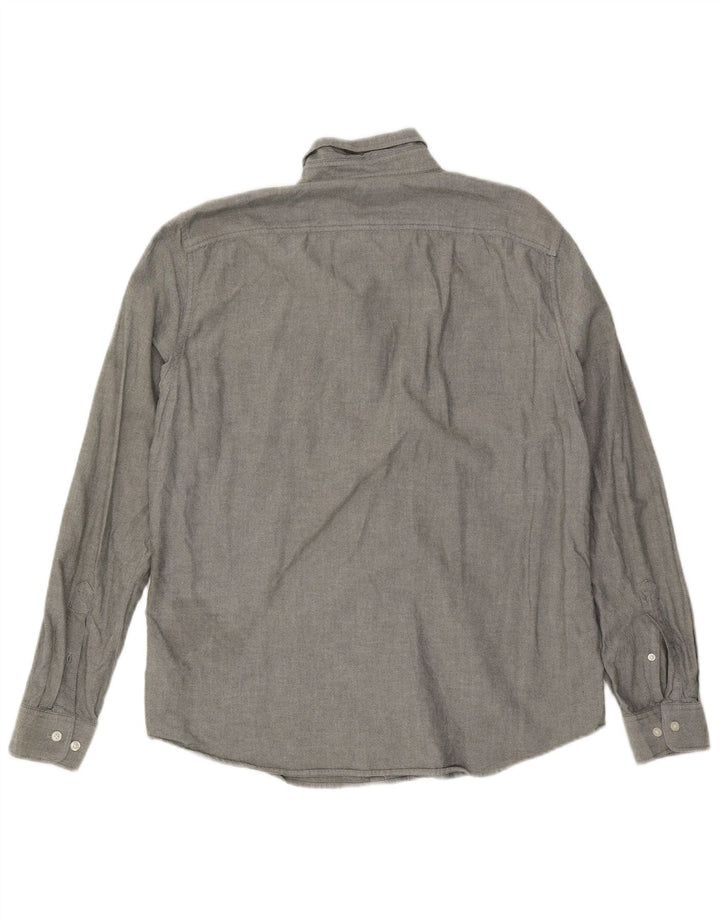 Cămașă Timberland Slim Fit pentru bărbați, mare, gri, bumbac
