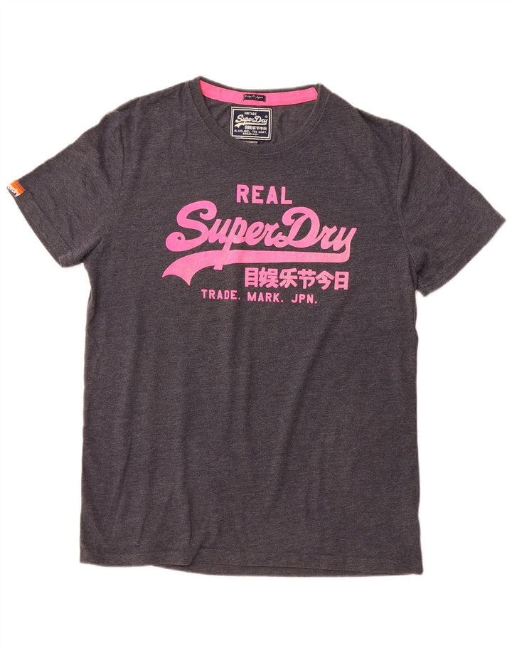 Tricou grafic pentru bărbați Superdry Top XL bumbac gri