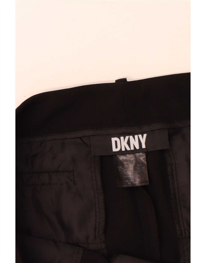 Pantaloni chino subțiri Dkny pentru femei US 8 Medium W30 L27 Negru