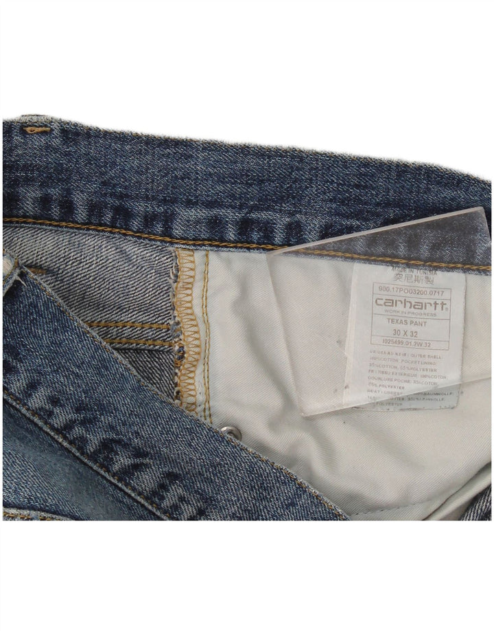 Blugi Carhartt pentru femei Texas distressed slim W30 L32 bumbac albastru