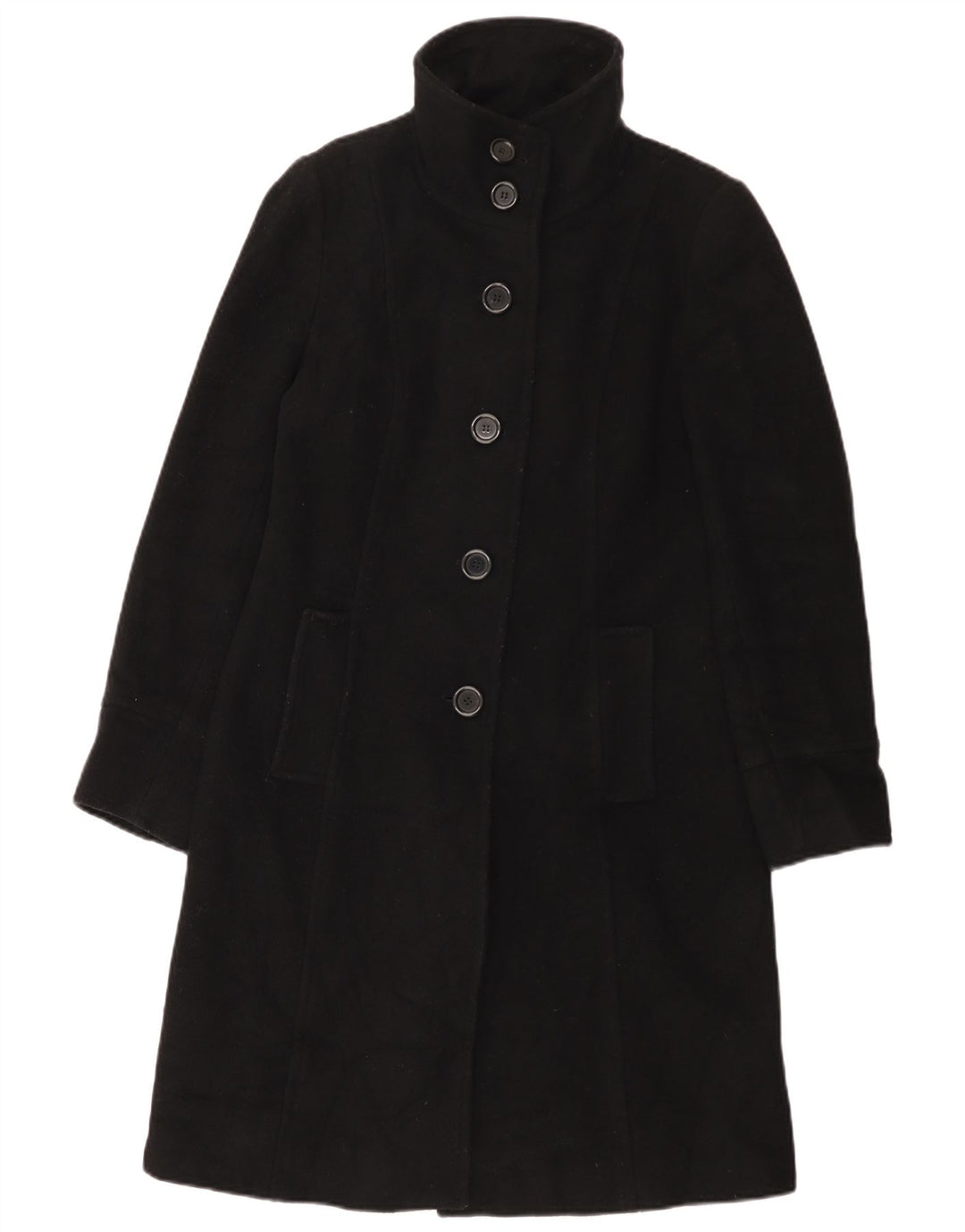 Pardesiu pentru femei Zara UK 12 Medium Negru Lână