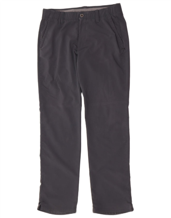 Pantaloni chino obișnuiți pentru bărbați Under Armour W34 L34 poliester gri