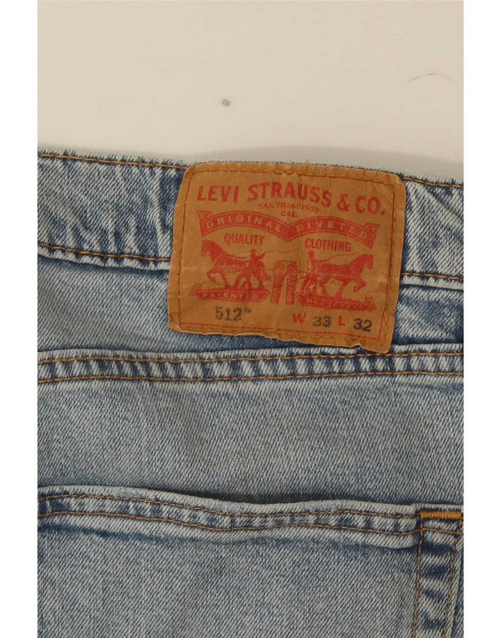 Blugi slim conici 512 Levi's pentru bărbați L33 L27 Albastru