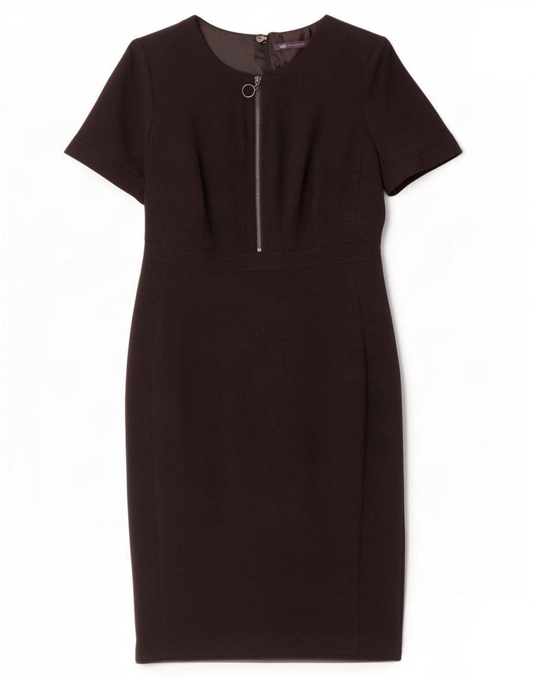 Rochie teacă pentru femei Marks & Spencer UK 14 Poliester mediu negru