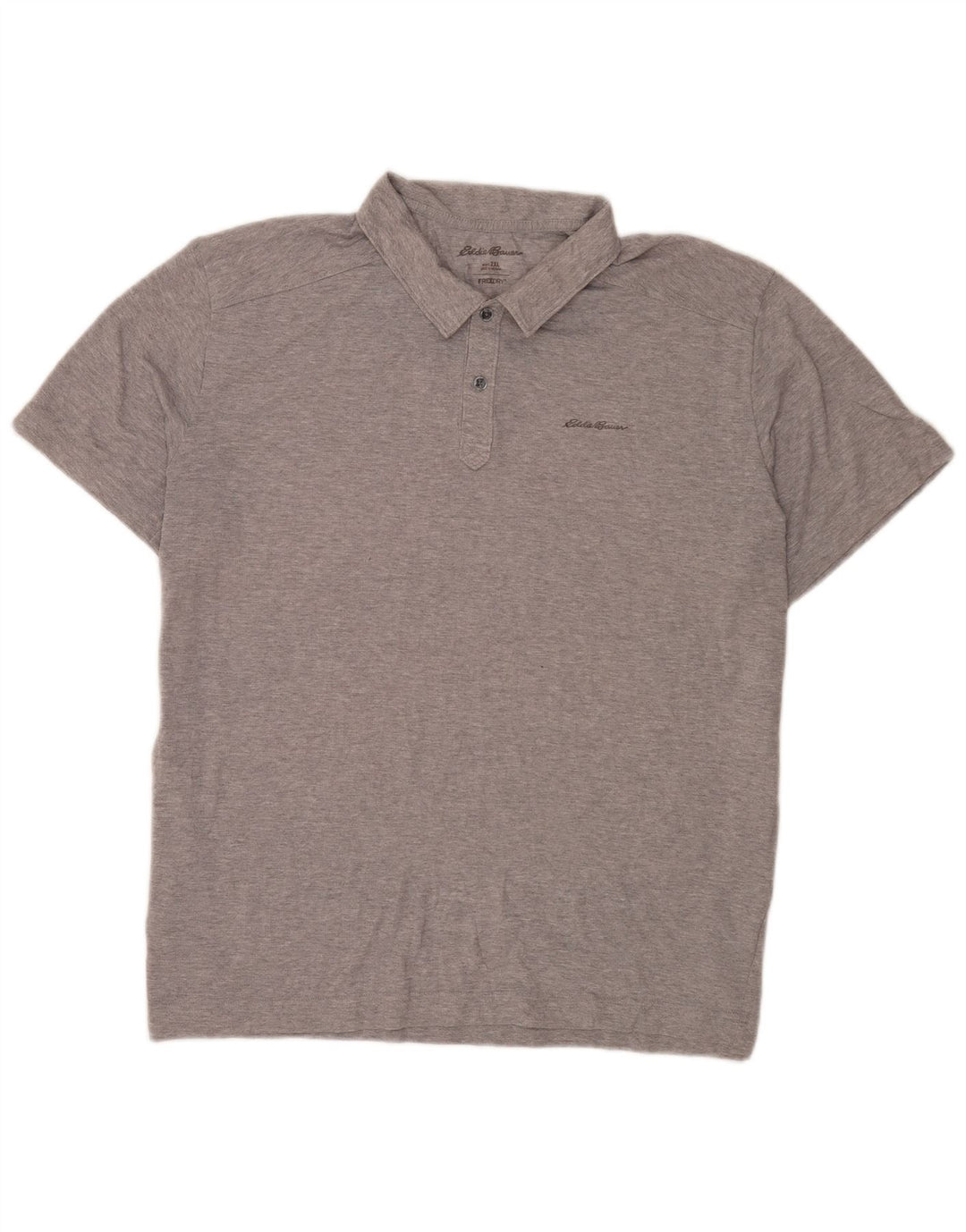 Cămașă polo cu mânecă scurtă pentru bărbați Eddie Bauer, 2XL, gri poliester