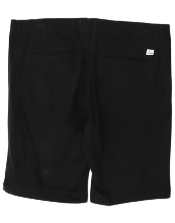Pantaloni scurți chino Jack & Jones pentru bărbați XL W38 bumbac negru
