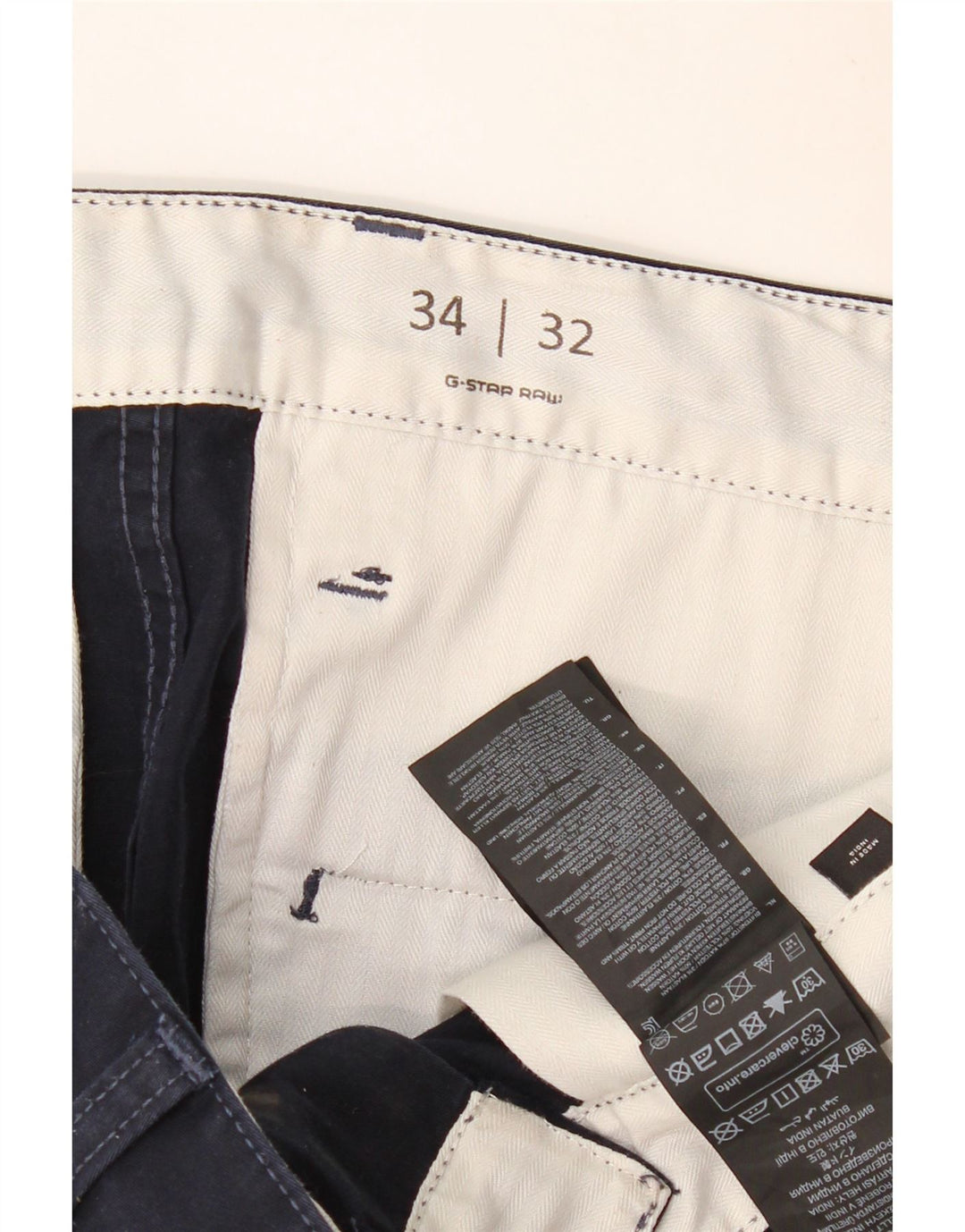 Pantaloni chino subțiri pentru bărbați G-STAR L34 L32 bumbac bleumarin